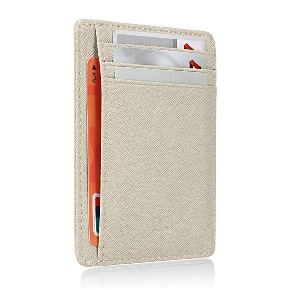 Leather Compact Card Holder Wallet - Picture 1 of 4